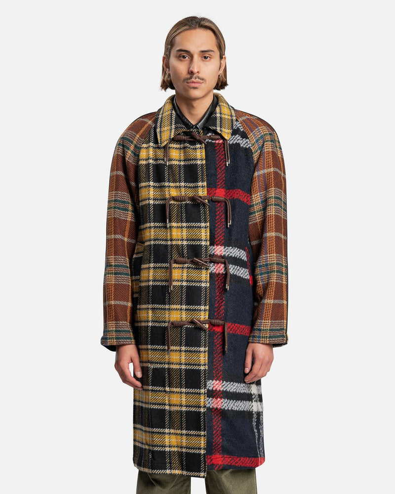 Andersson Bell Men's Jackets Multi Check Duffle Coat in Check