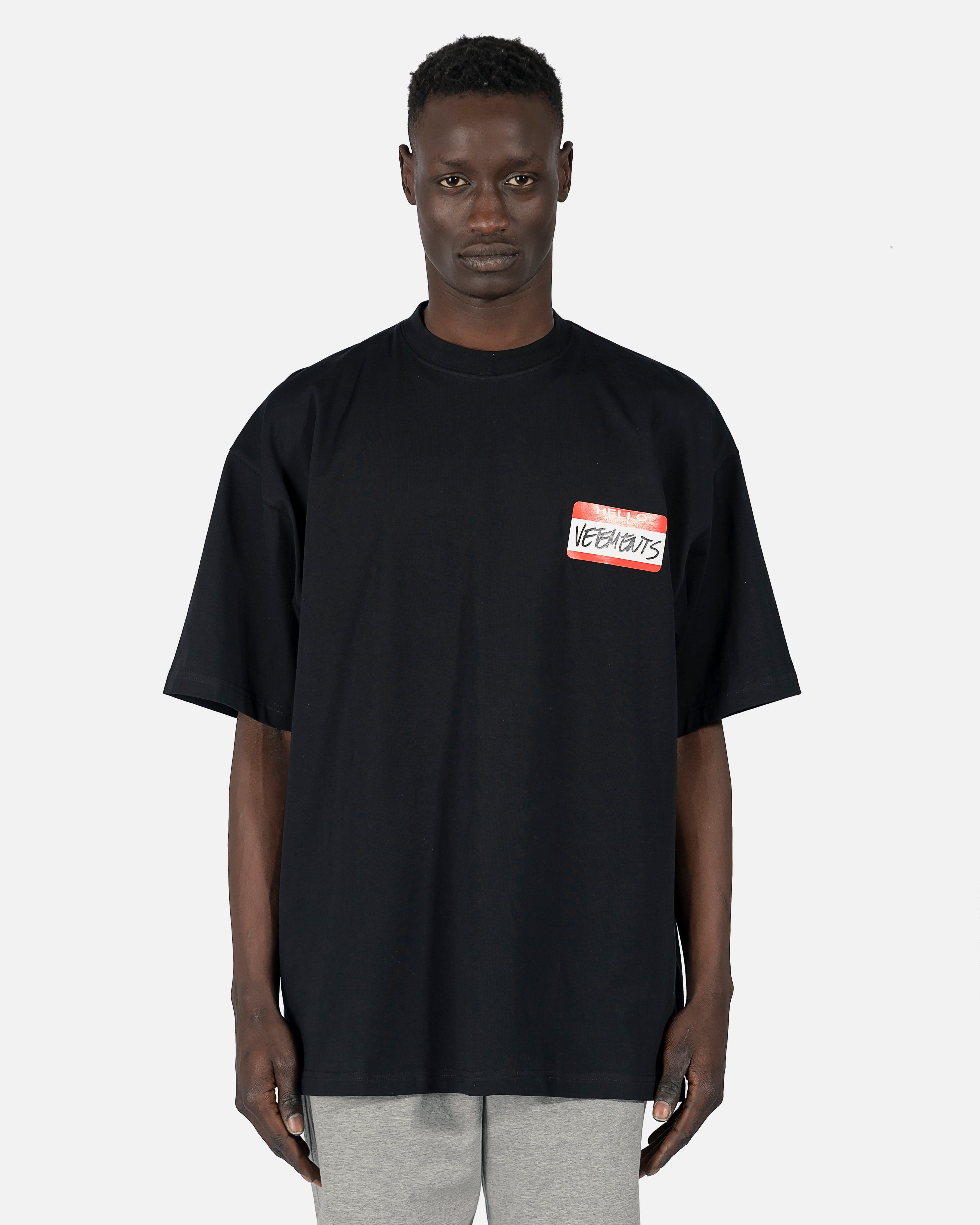 My Name is VETEMENTS T-Shirt in Black