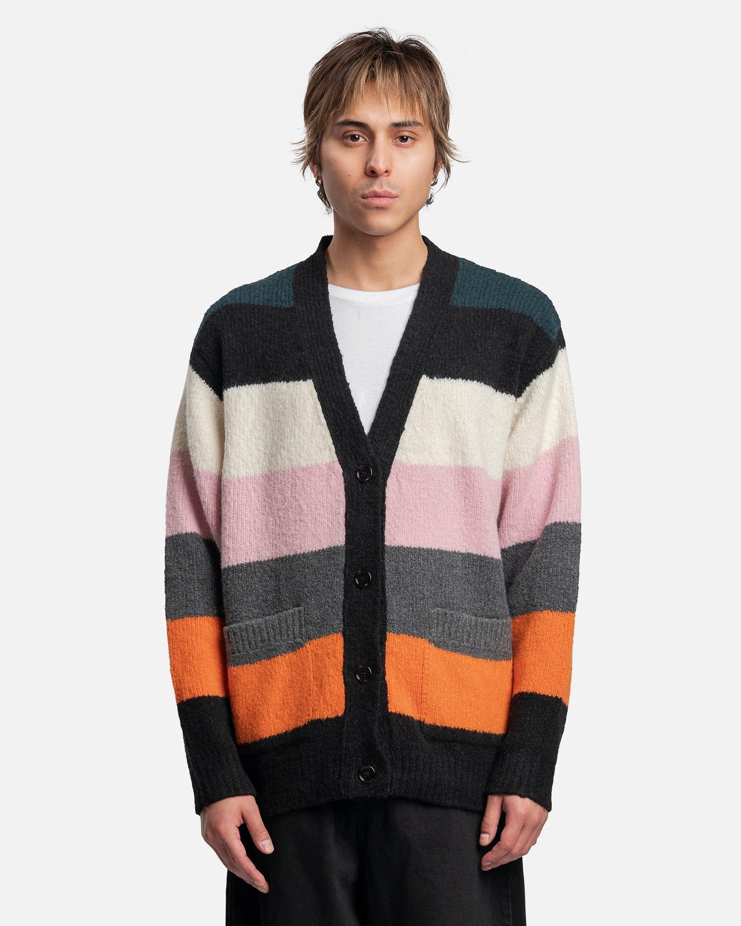 Dries Van Noten Men's Sweatshirts Naffs Cardigan in Multi