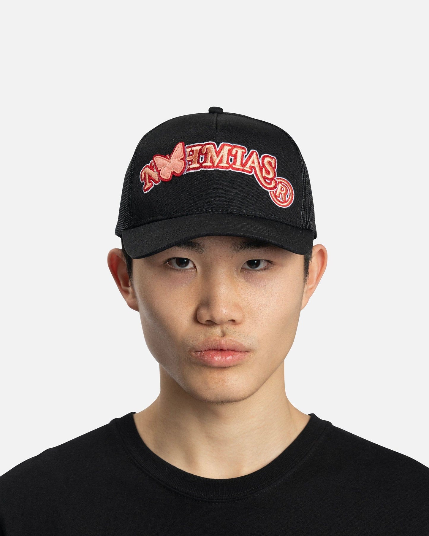 Nahmias Men's Hats Nahmias Butterfly Arch Trucker Hat in Black
