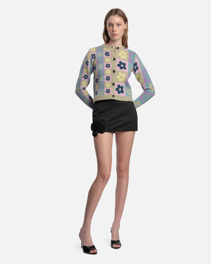 Sandy Liang Women's Sweater Nany Cardigan in Polly Multicolor
