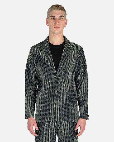 Network Check Jacket in Black – SVRN