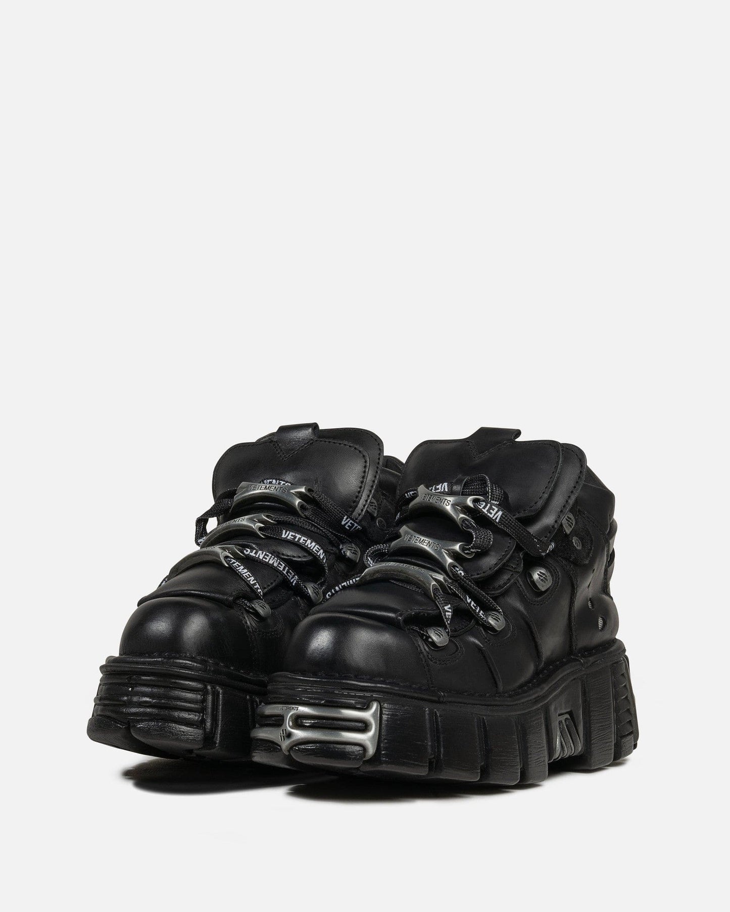 New Rock Platform Sneakers in Black – SVRN
