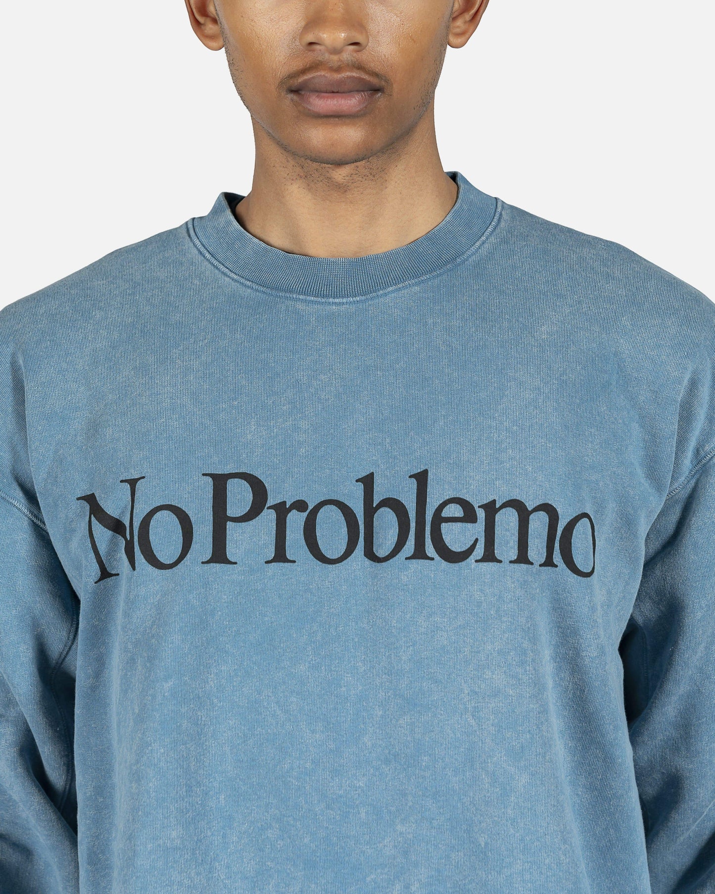 Aries Men's Sweatshirts No Problemo Sweatshirt in Blue