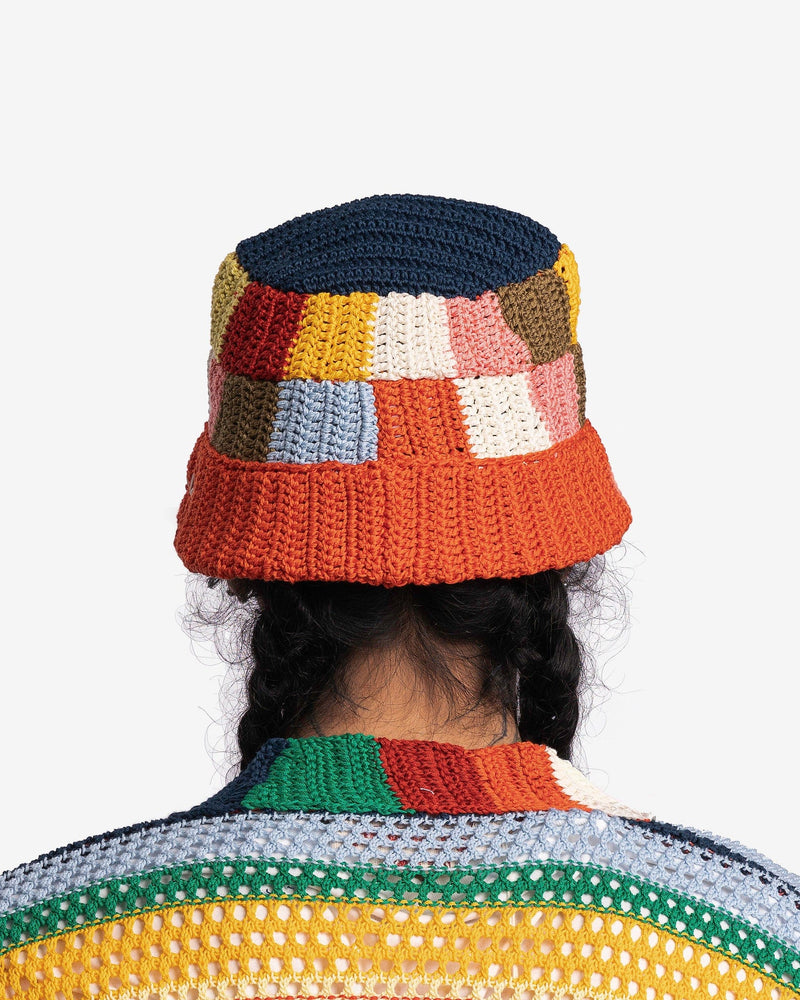 Marni Men's Hats No Vacancy Inn Cotton Cable Knit Hat in Multi
