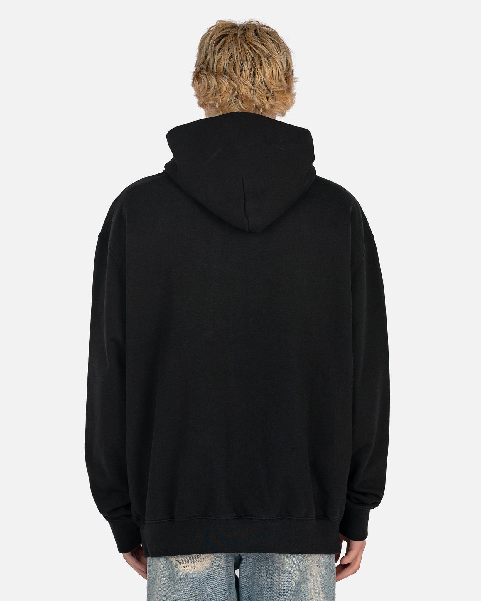 Numbers Logo Hooded Sweatshirt in Black – SVRN Numbers Logo Hooded Sweatshirt in Black – SVRN
