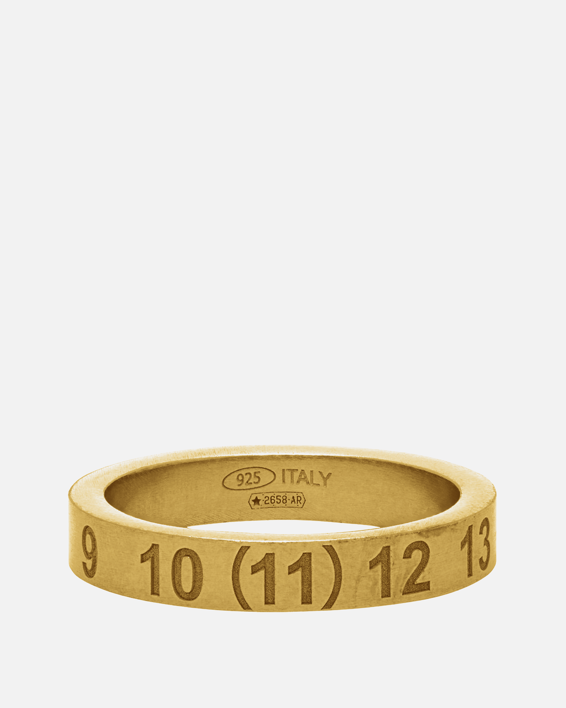 Maison Margiela Jewelry Numbers Ring in Gold