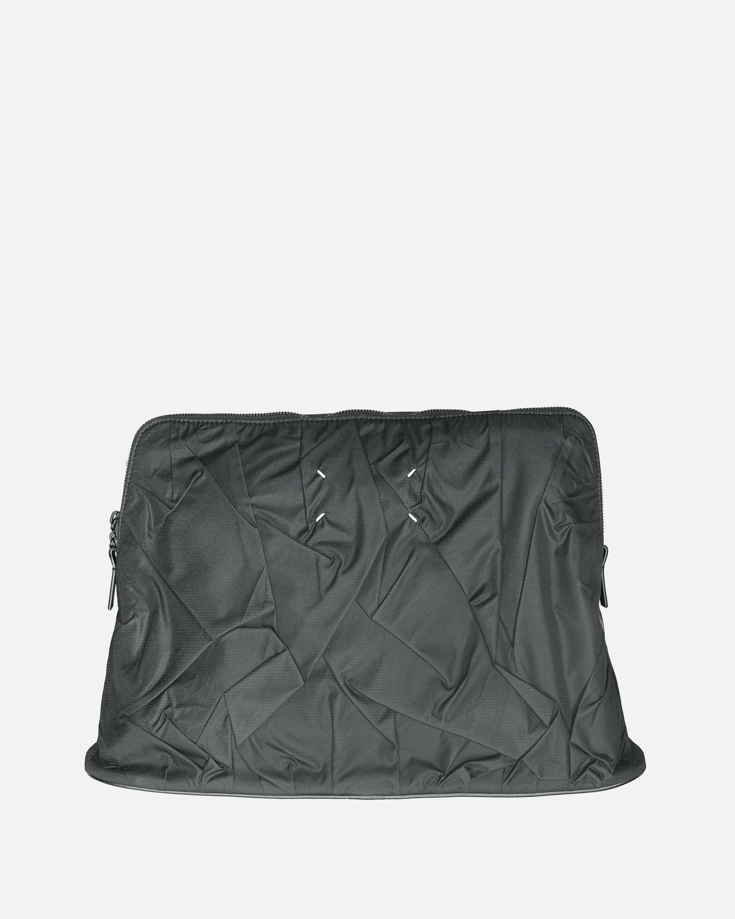 Maison Margiela Leather Goods Nylon 5AC Crossbody Bag in Black