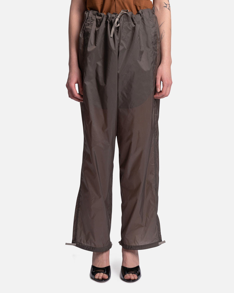 Maison Margiela Women Pants Nylon Pants in Asphalt