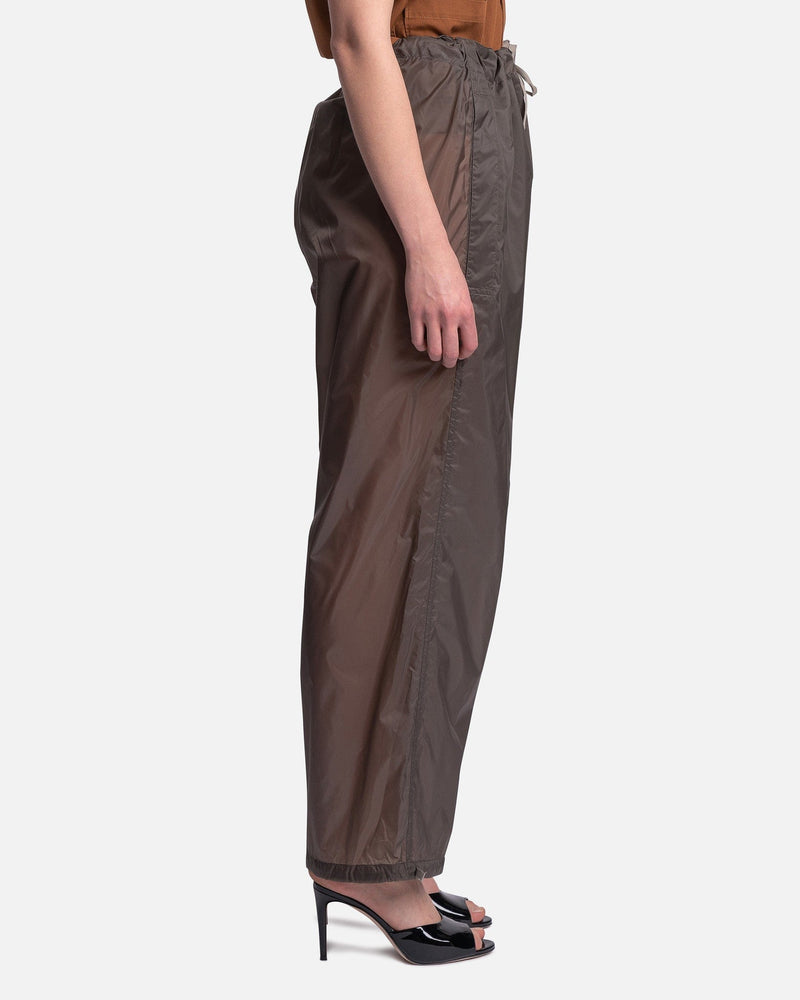 Maison Margiela Women Pants Nylon Pants in Asphalt