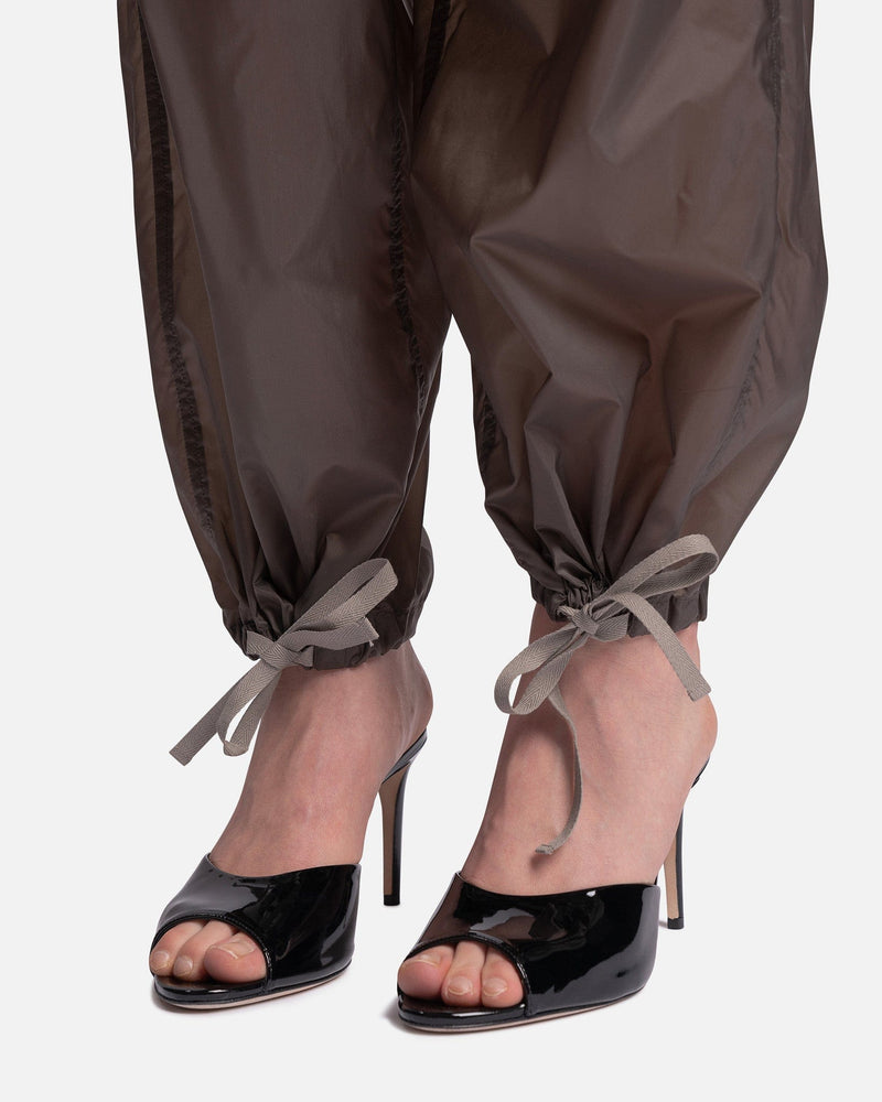 Maison Margiela Women Pants Nylon Pants in Asphalt