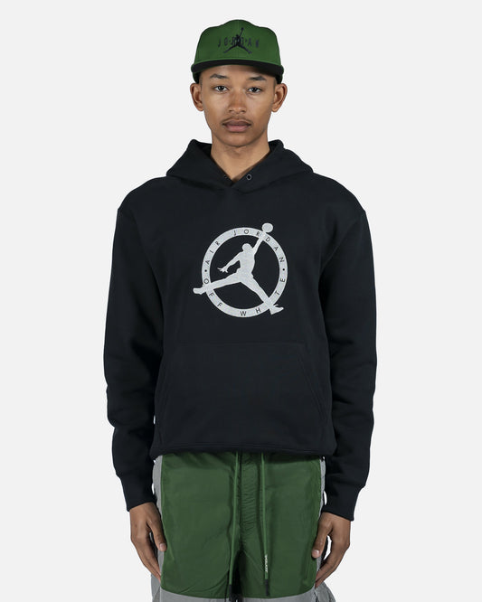 JORDAN Men's Sweatshirts Off-White Hoodie in Black