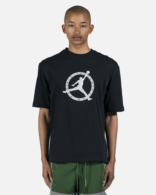 jor Men's T-Shirts Off-White Shortsleeve Tee in Black