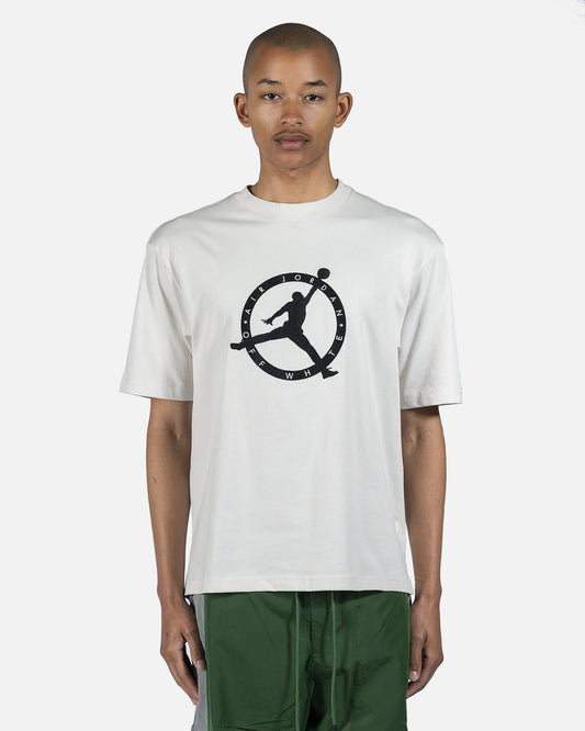 JORDAN Men's T-Shirts Off-White Shortsleeve Tee in White