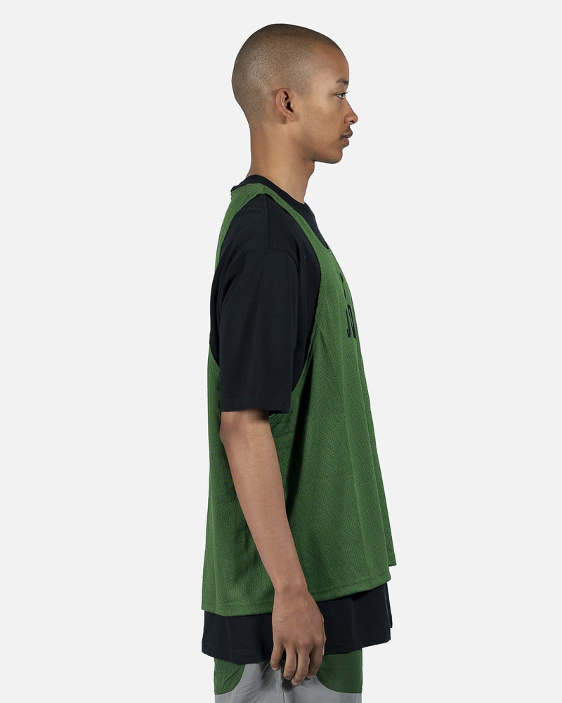 JORDAN Men's T-Shirts Off-White Shortsleeve Top in Green
