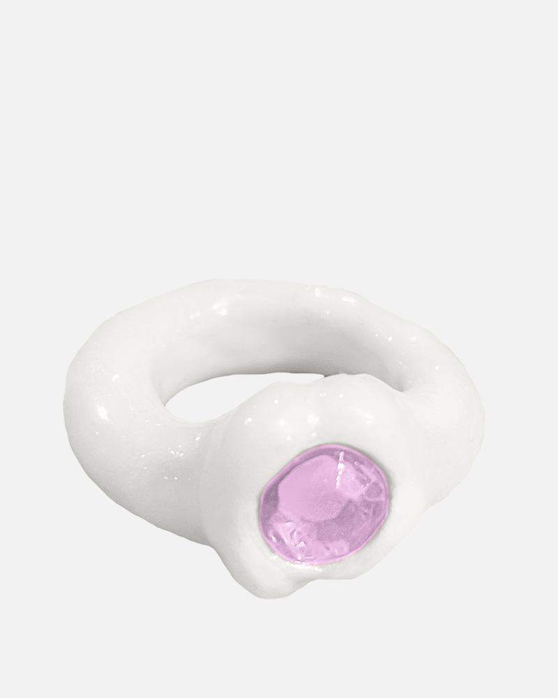 BLOBB Jewelry OG Blobb Ring in White/Pink