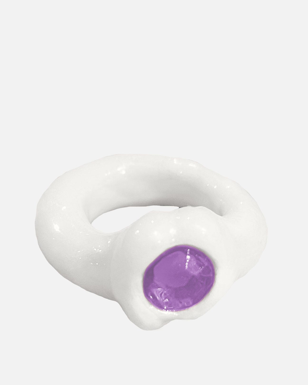 BLOBB Jewelry OG Blobb Ring in White/Purple