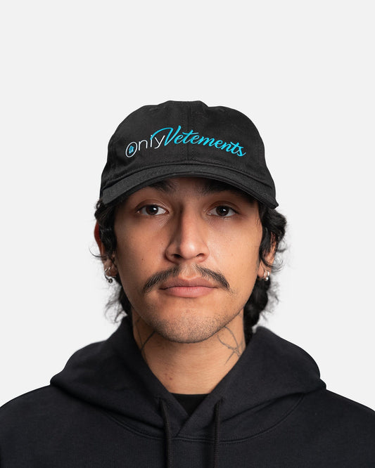 VETEMENTS Only VETEMENTS Cap in Black