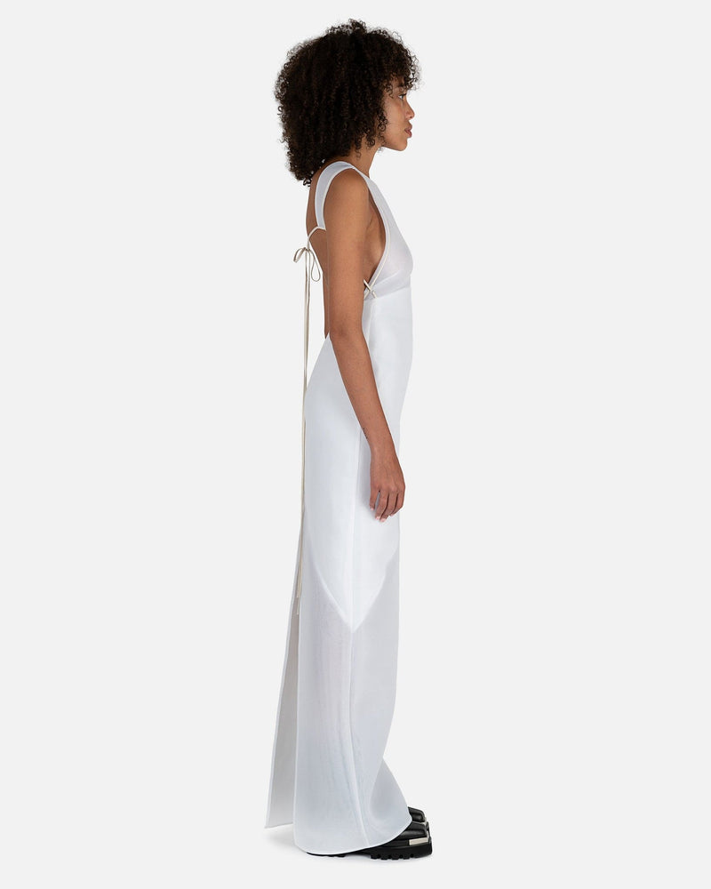 Open Back Gown in White SVRN Open Back Gown in White SVRN