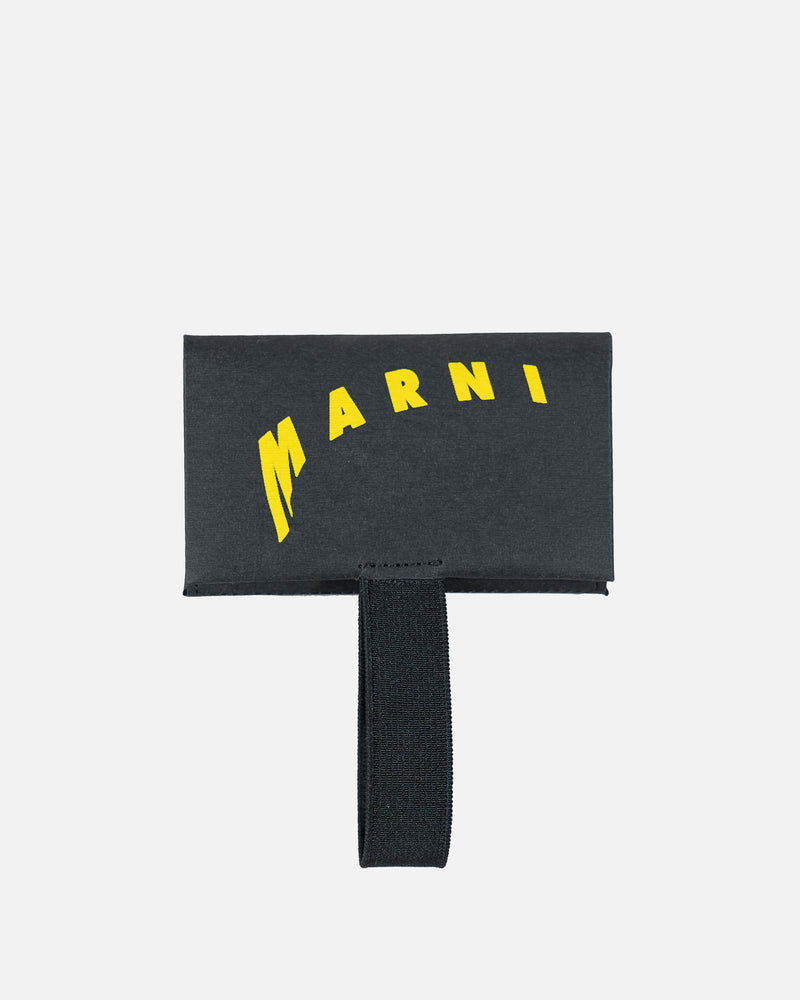 Marni Leather Goods Origami Credit Card Holder in Black