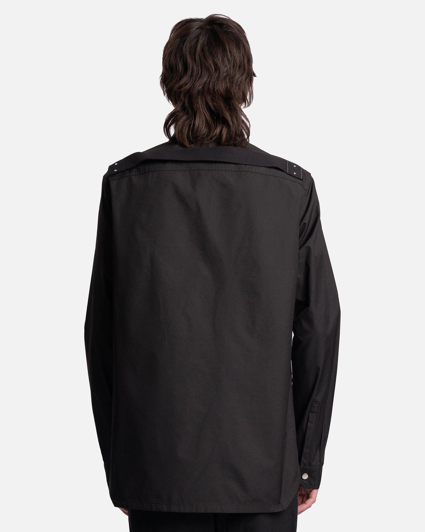 Rick Owens Men's Shirts Outershirt in Black
