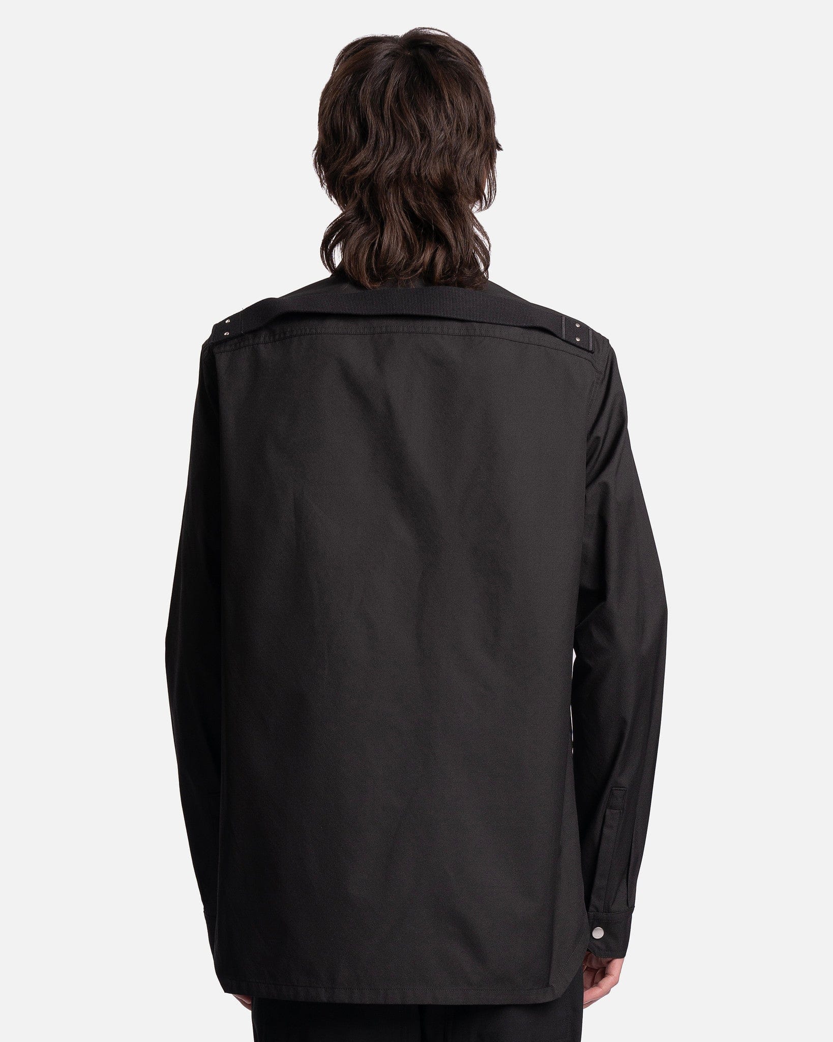 Rick Owens Men's Shirts Outershirt in Black