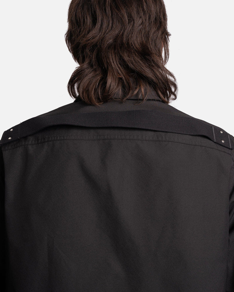 Rick Owens Men's Shirts Outershirt in Black