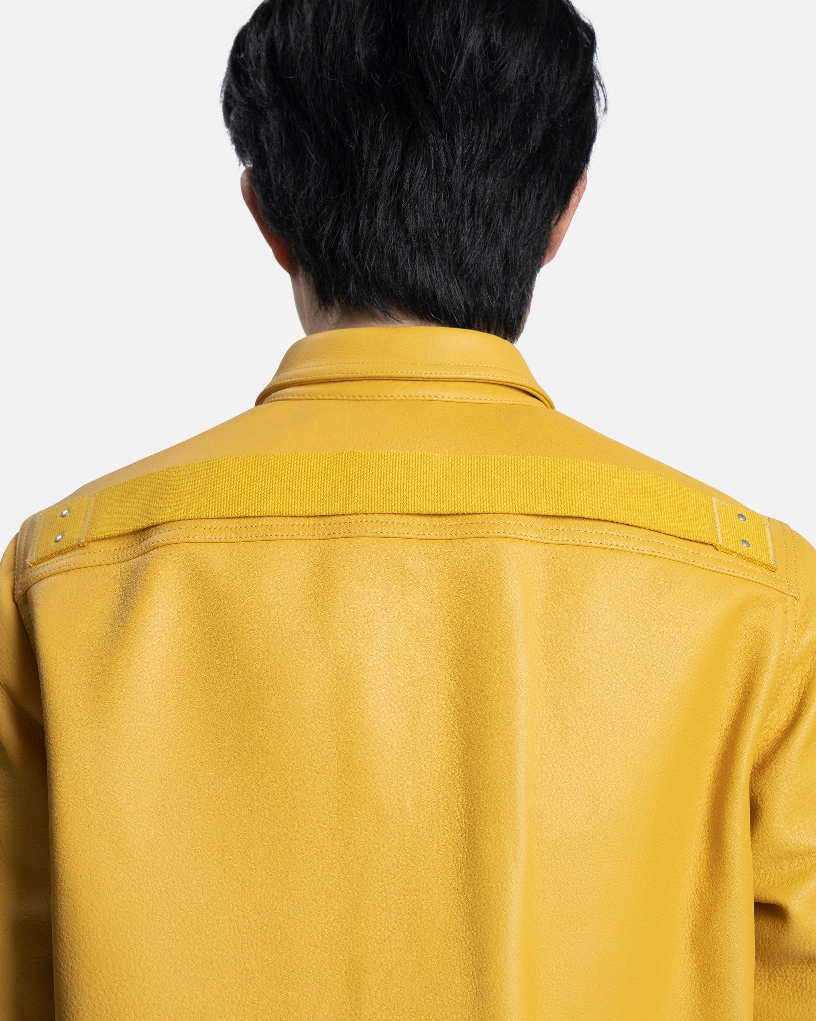 Rick Owens Men's Shirts Outershirt in Lemon