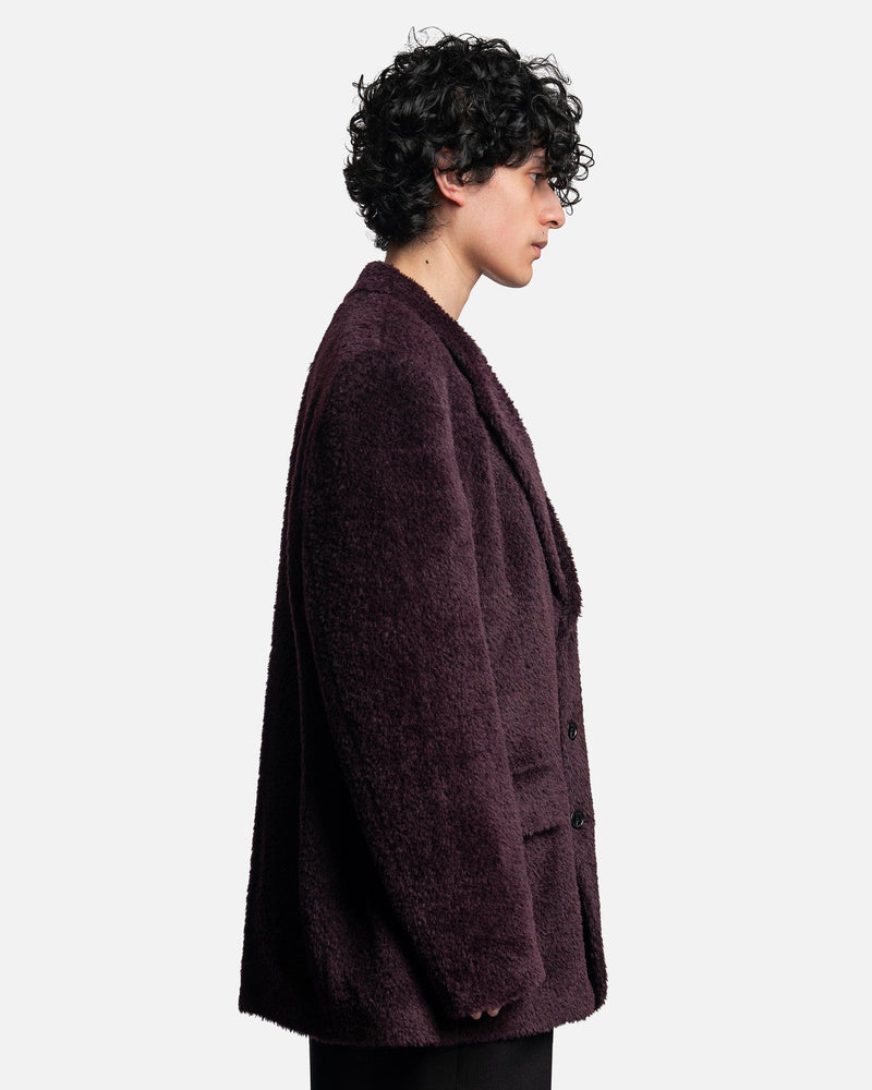 Oversized Blazer in Dark Aubergine