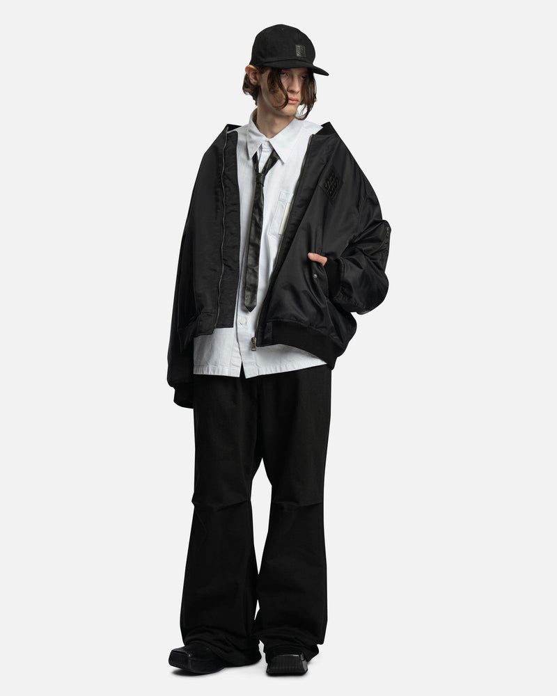 Raf Simons Men's Shirts Oversized Short Sleeved Denim Shirt in White