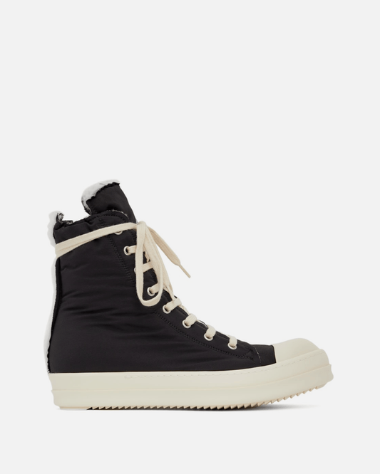 Rick Owens DRKSHDW Men's Sneakers Padded Ramones in Black/Milk