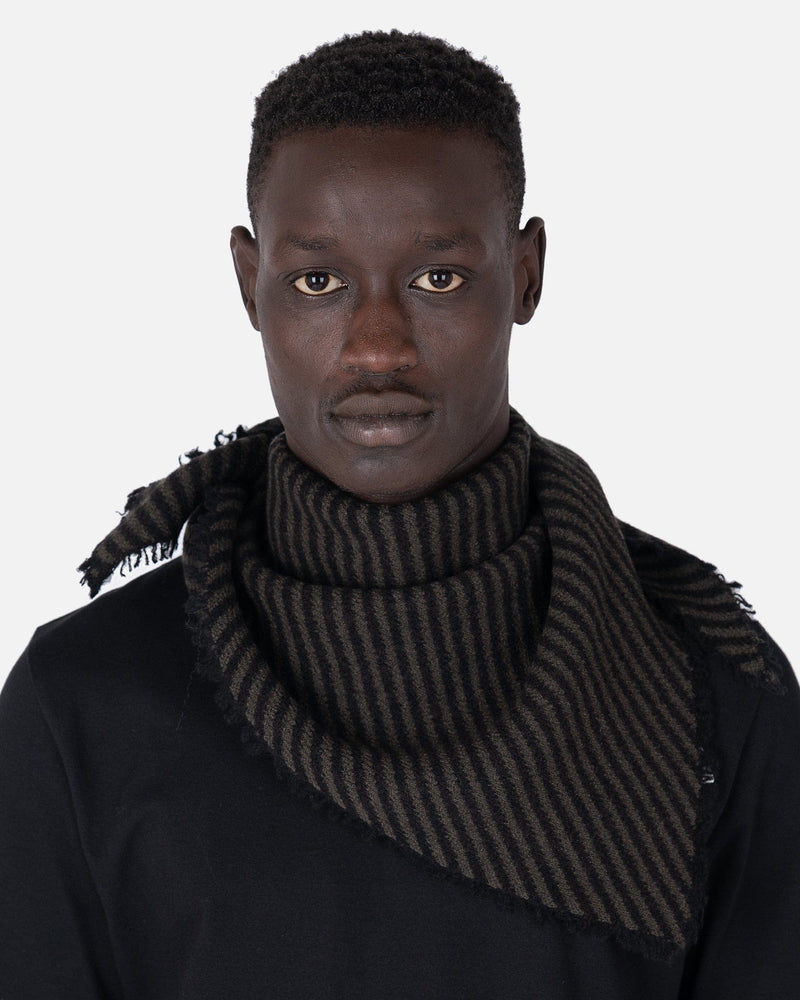 Padded Scarf in Black
