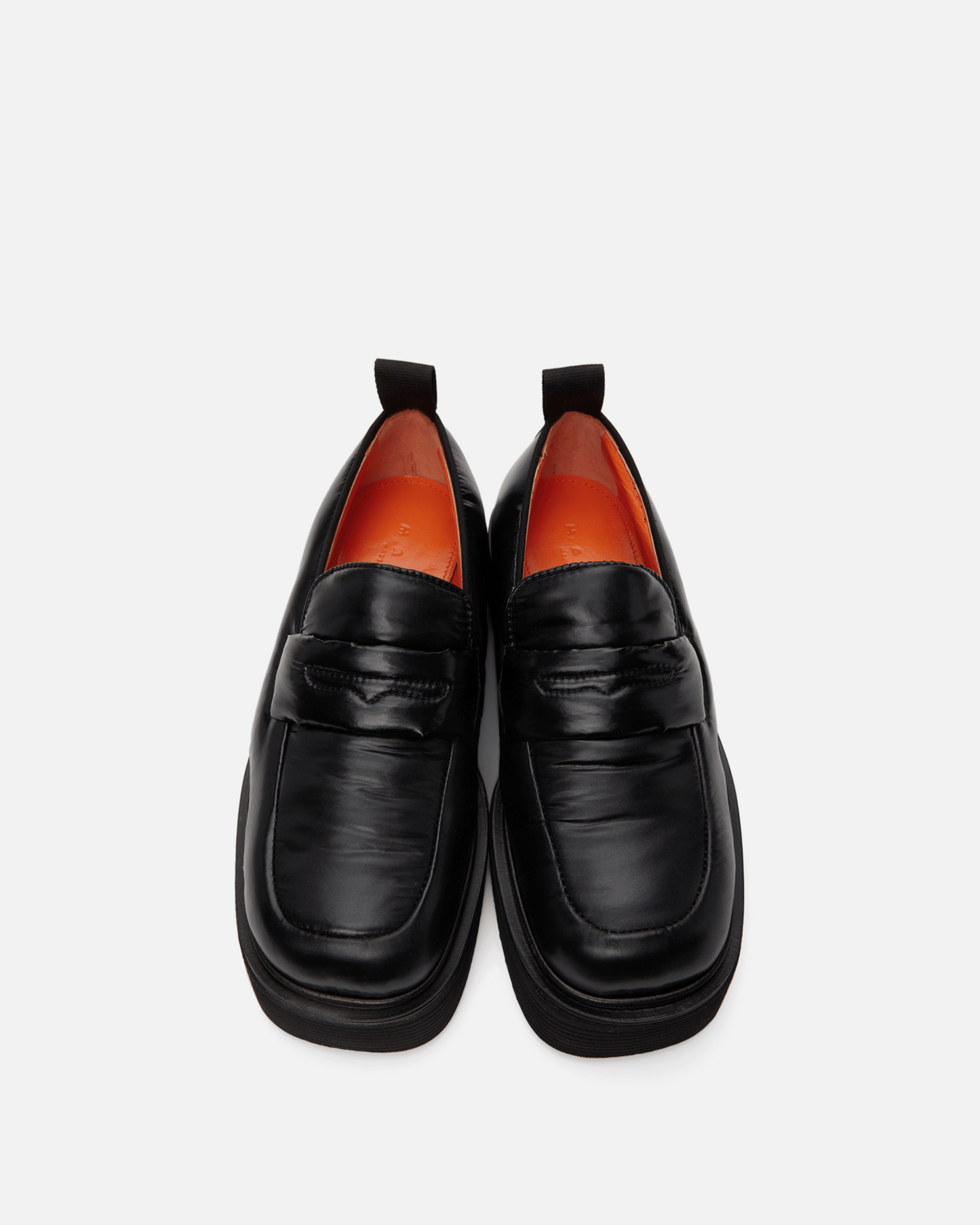 Marni Men's Shoes Padded Square Toe Loafer in Black