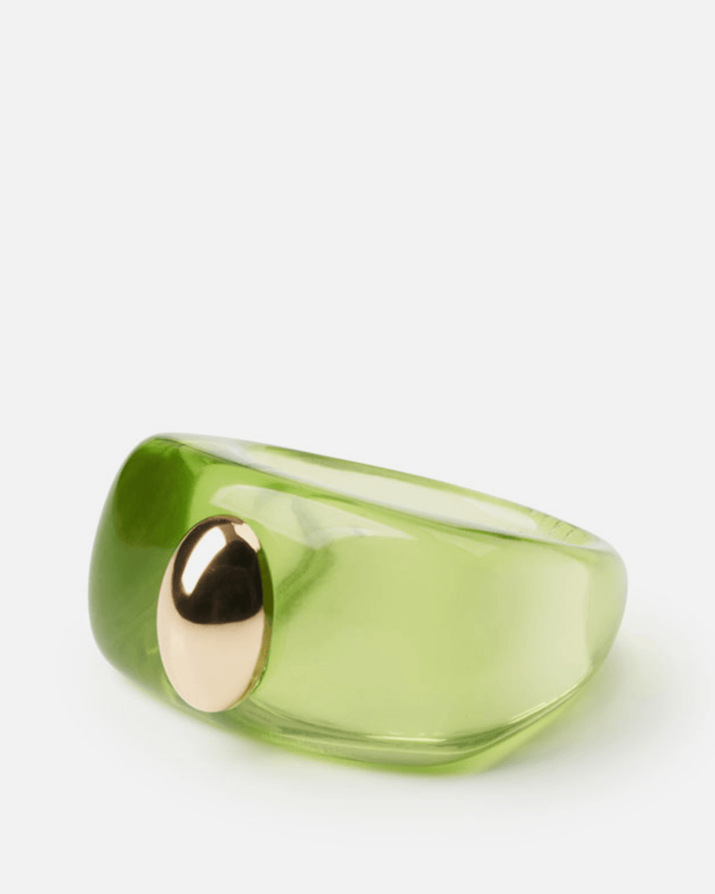 La Manso Jewelry Pagan & Vegan Ring in Green