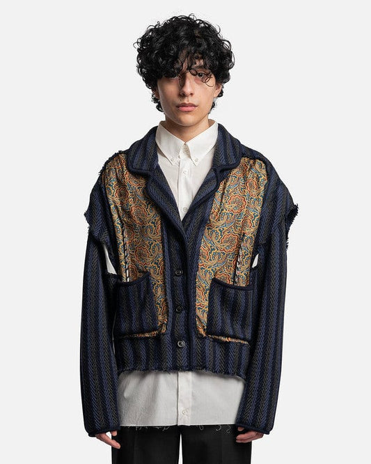Maison Margiela Men's Shirts Paisley Poplin Shirt in White