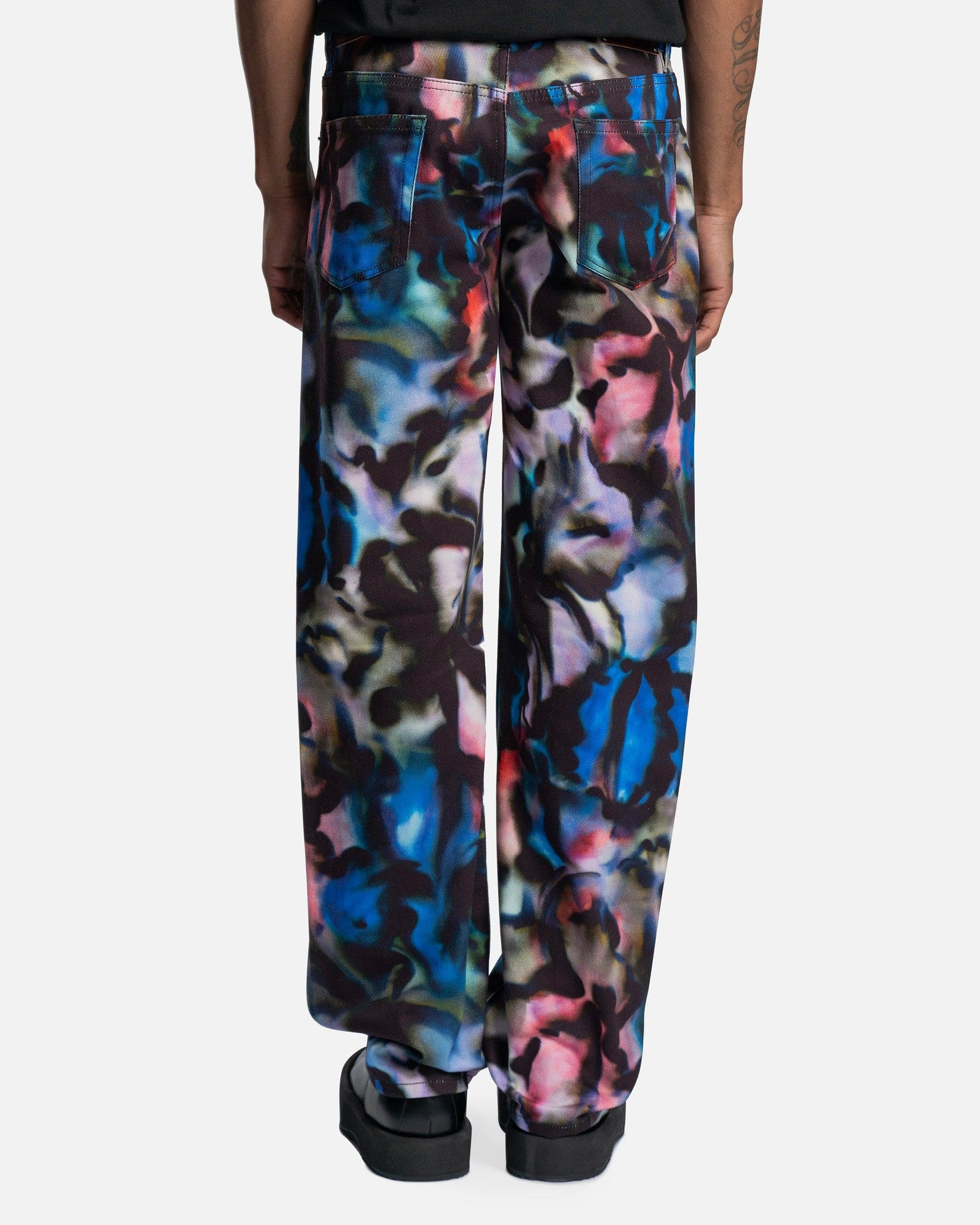 Dries Van Noten Men's Jeans Panthero Pants in Blue