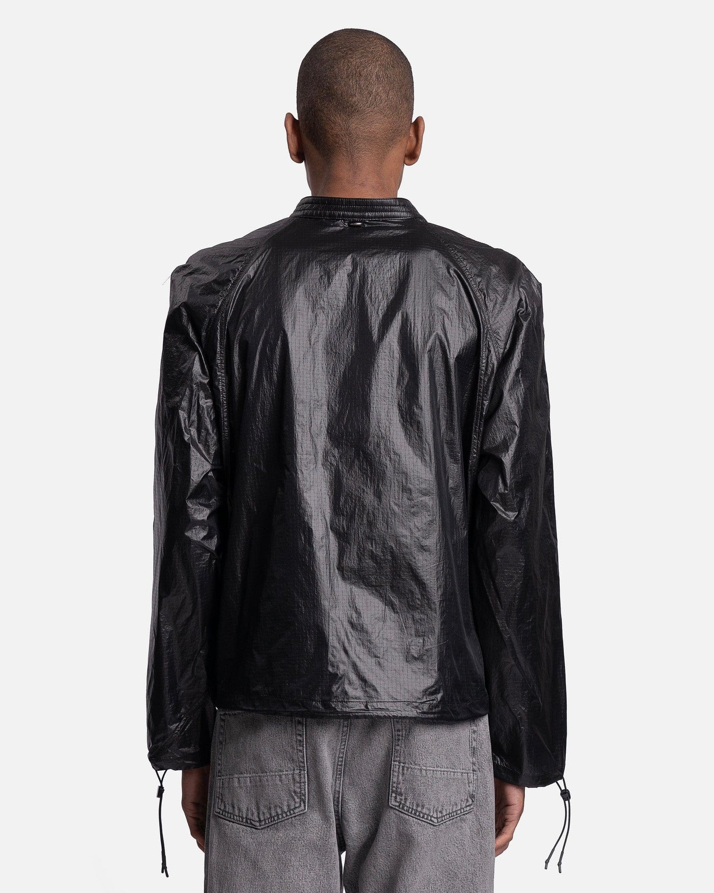 Our Legacy Men's Jackets Parasail Jacket in Black Tech Chintz Ripstop