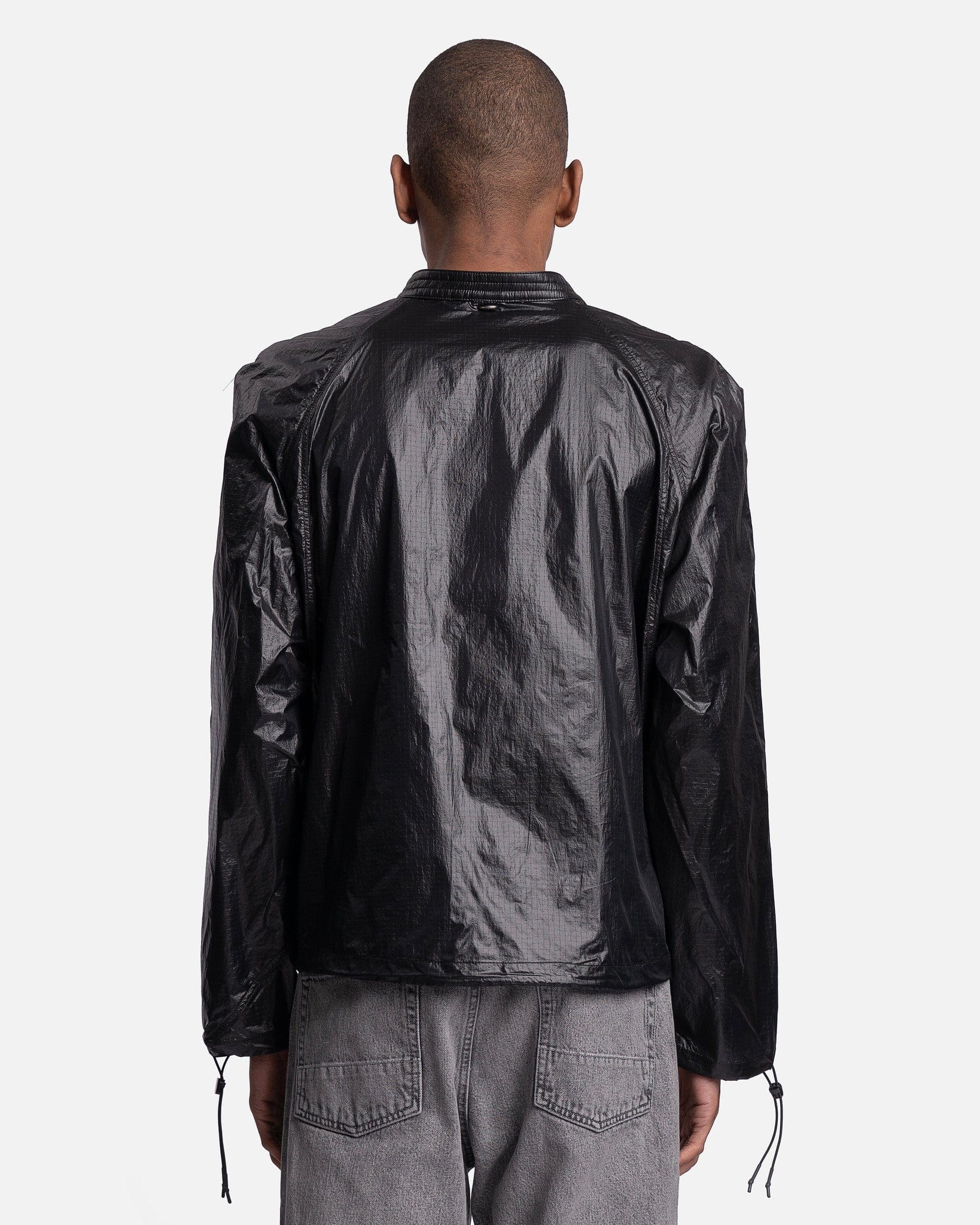 Our Legacy Men's Jackets Parasail Jacket in Black Tech Chintz Ripstop