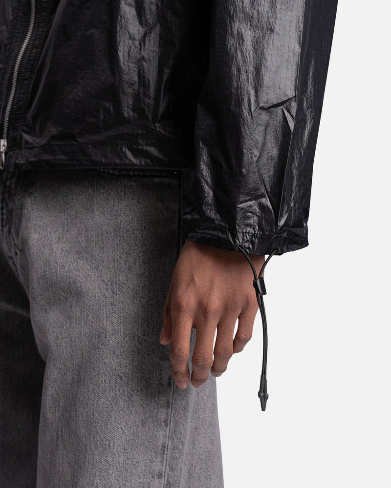 Our Legacy Men's Jackets Parasail Jacket in Black Tech Chintz Ripstop