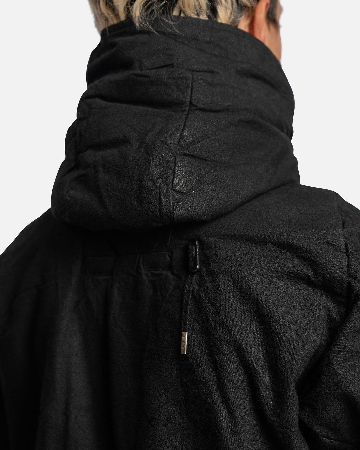 Boris Bidjan Saberi Men's Jackets Parka Fishtail 1 in Black