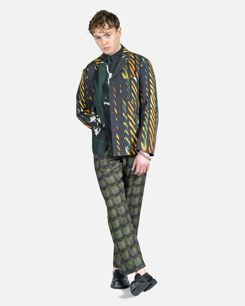 Dries Van Noten Men's Pants Parkino Pant in Khaki