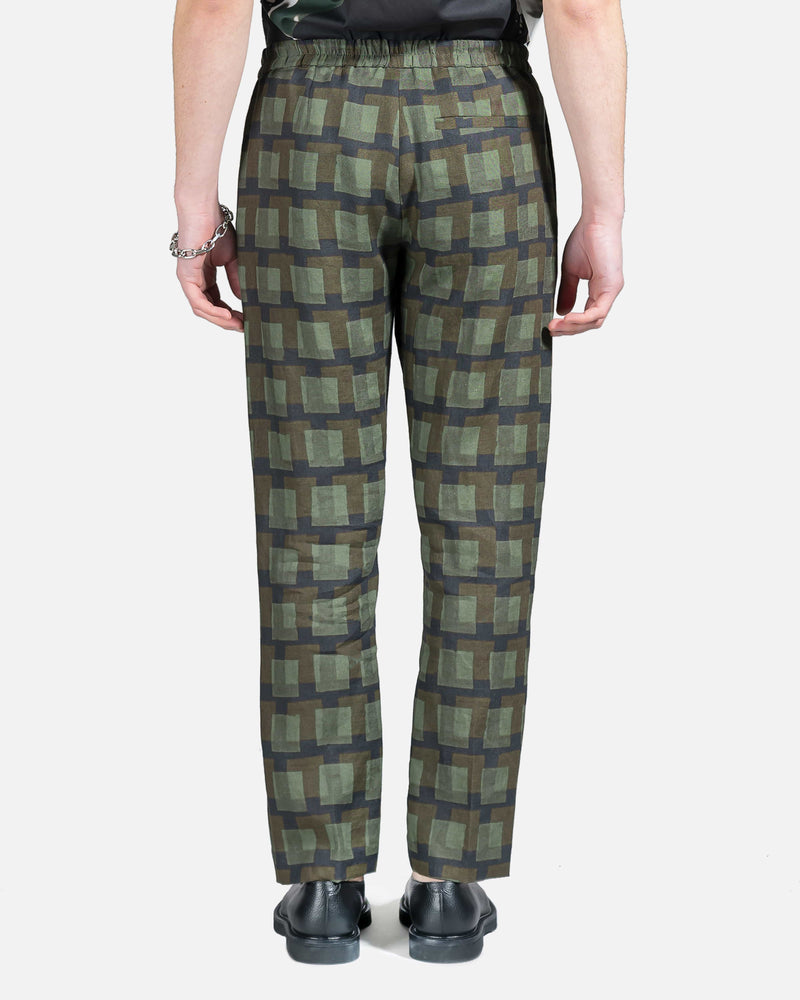 Dries Van Noten Men's Pants Parkino Pant in Khaki