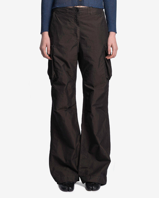Our Legacy Women Pants Peak Trouser in Black High Twist Solaro