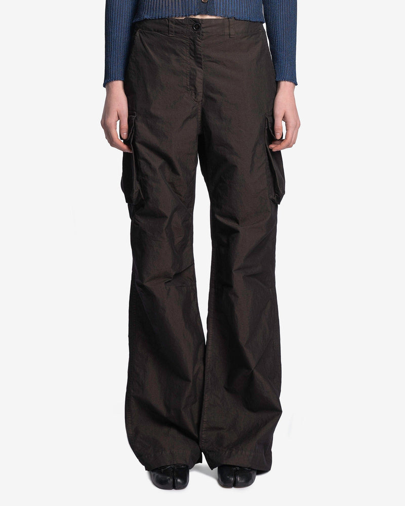 Our Legacy Women Pants Peak Trouser in Black High Twist Solaro
