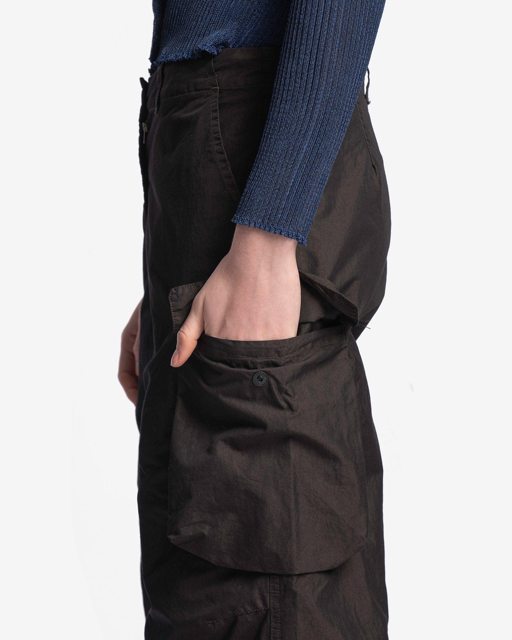 Our Legacy Women Pants Peak Trouser in Black High Twist Solaro