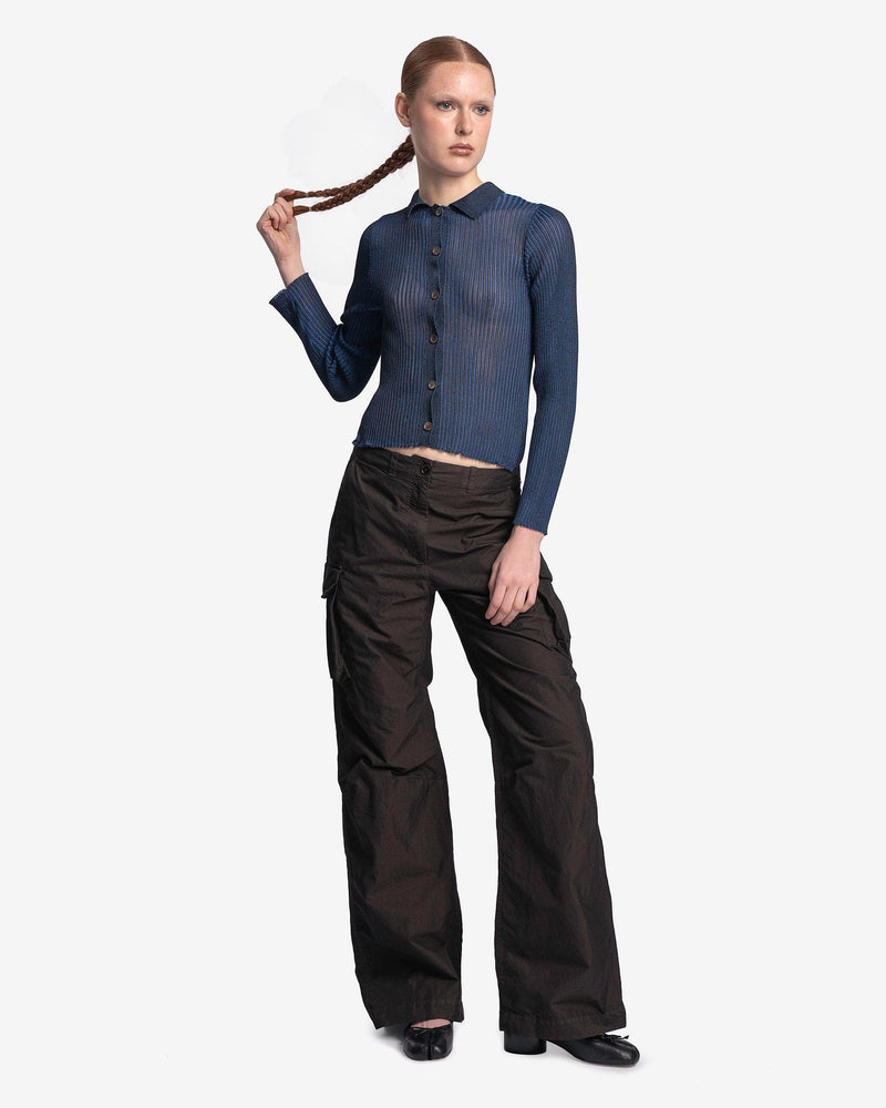 Our Legacy Women Pants Peak Trouser in Black High Twist Solaro