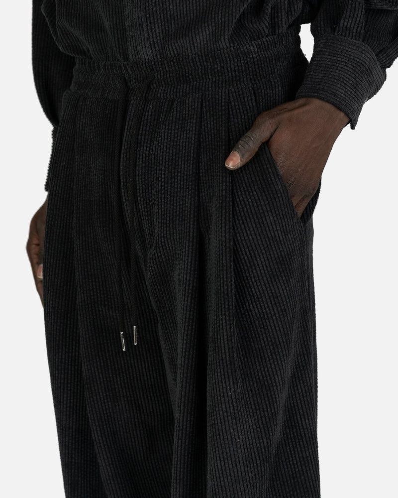 Eckhaus Latta Men's Pants Pebble Trouser in Faded Black