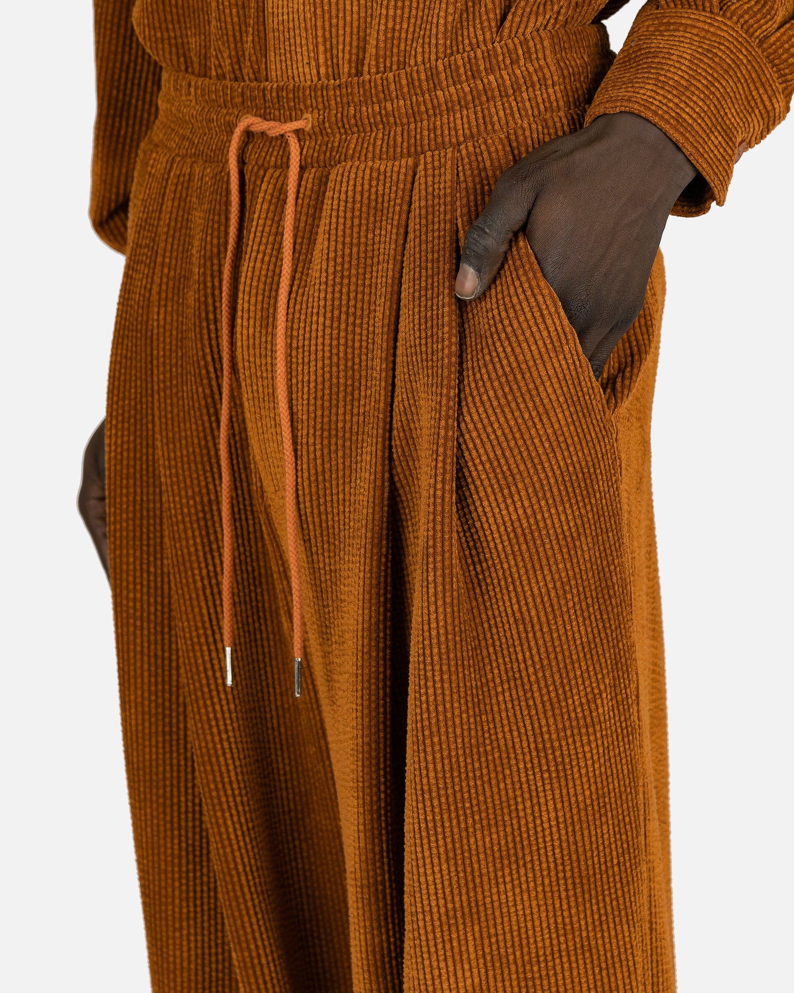 Eckhaus Latta Men's Pants Pebble Trouser in Rust