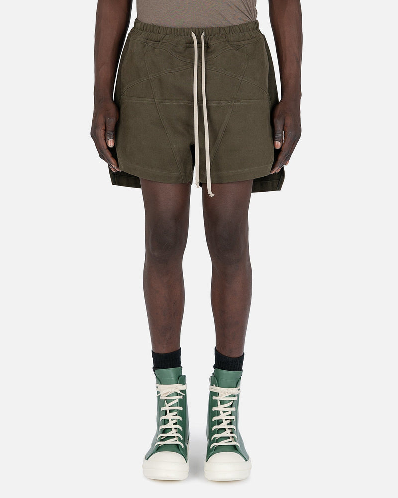 Rick Owens Men's Shorts Penta Boxers in Green