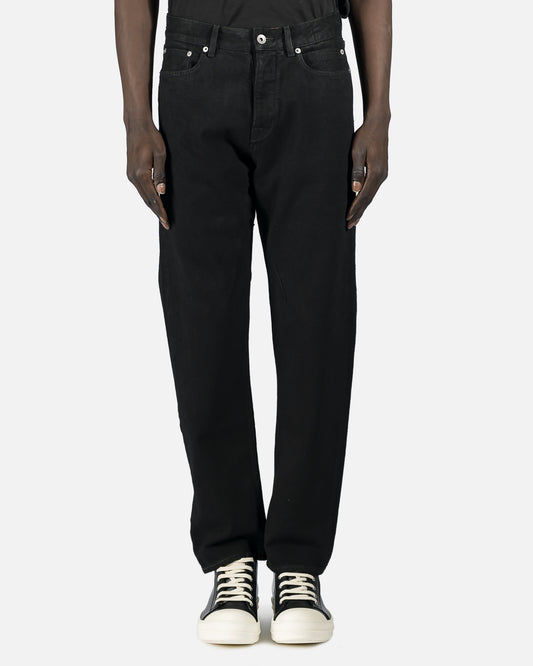 Rick Owens DRKSHDW Men's Jeans Performa Cut Denim in Black